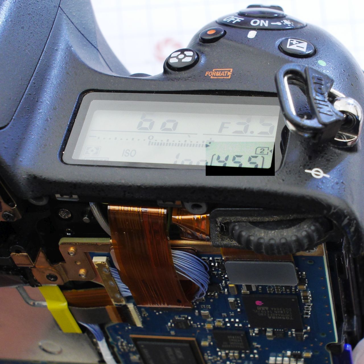 Nikon D750 - замена гнезда карты памяти